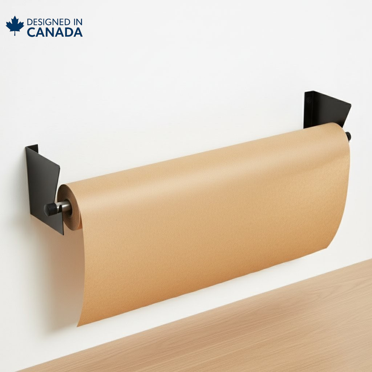 Adjustable Wall-Mounted Paper & Vinyl Roll Holder (28″–60″)