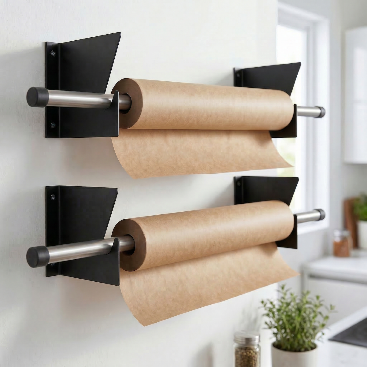 Picture of 2 wall racks being used at the same time in parallel
